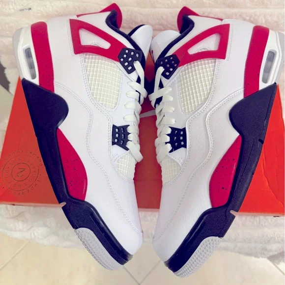 Jordan 4 Retro “Red Cement” - Men’s Size 12 – Brand New in Box - Picture 4 of 15